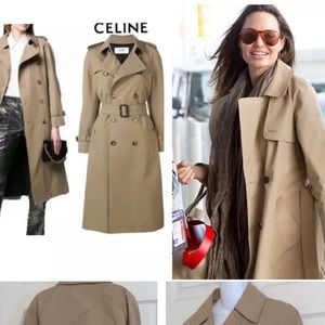 Celine Classic Spy Trench Coat 40 Phoebe Philo Era
